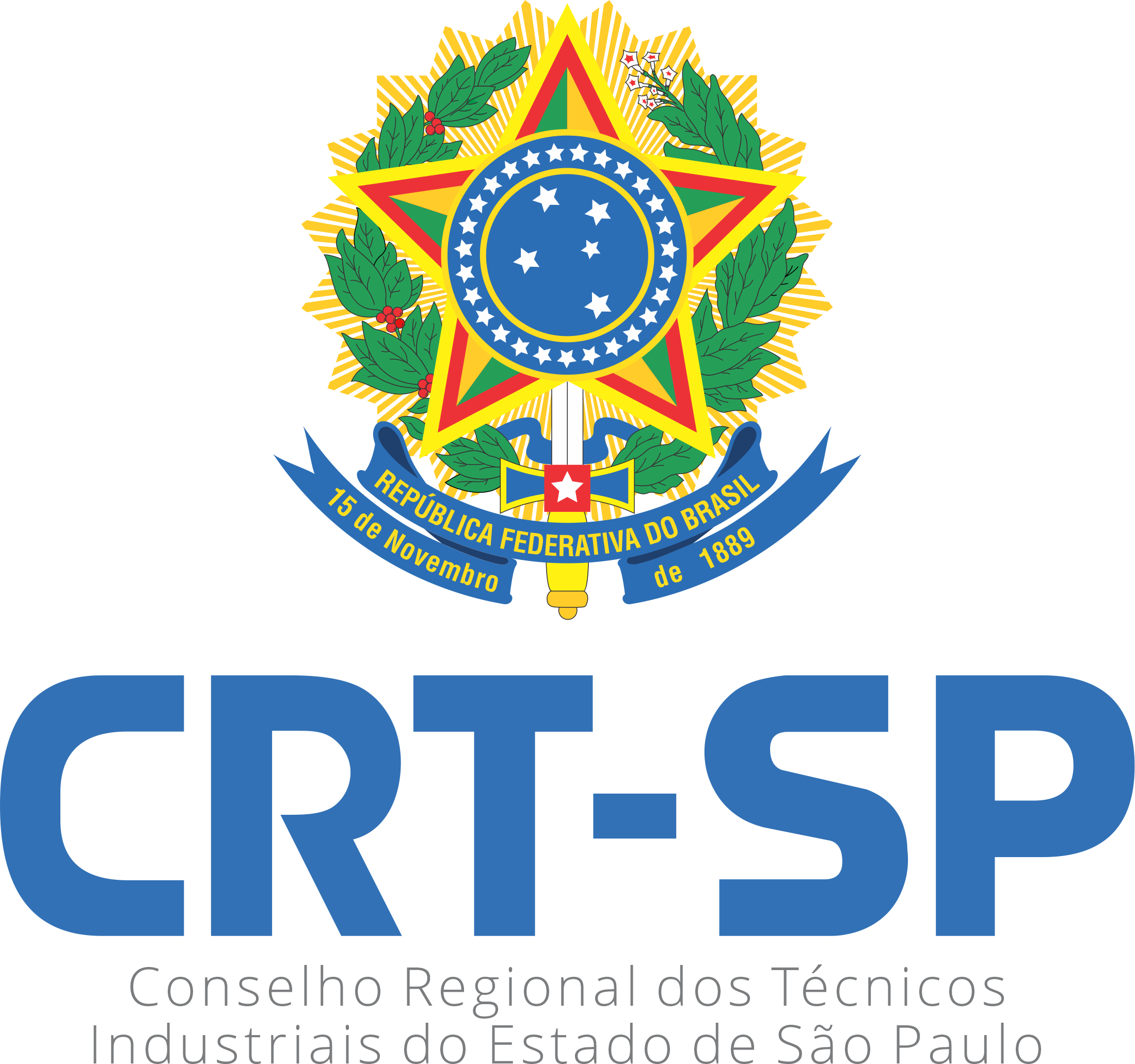 Logo CRT-SP (Conselho Regional dos Técnicos Industriais de São Paulo)
